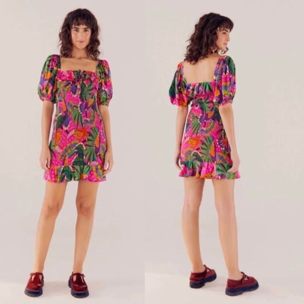 Farm Rio tucán dress large